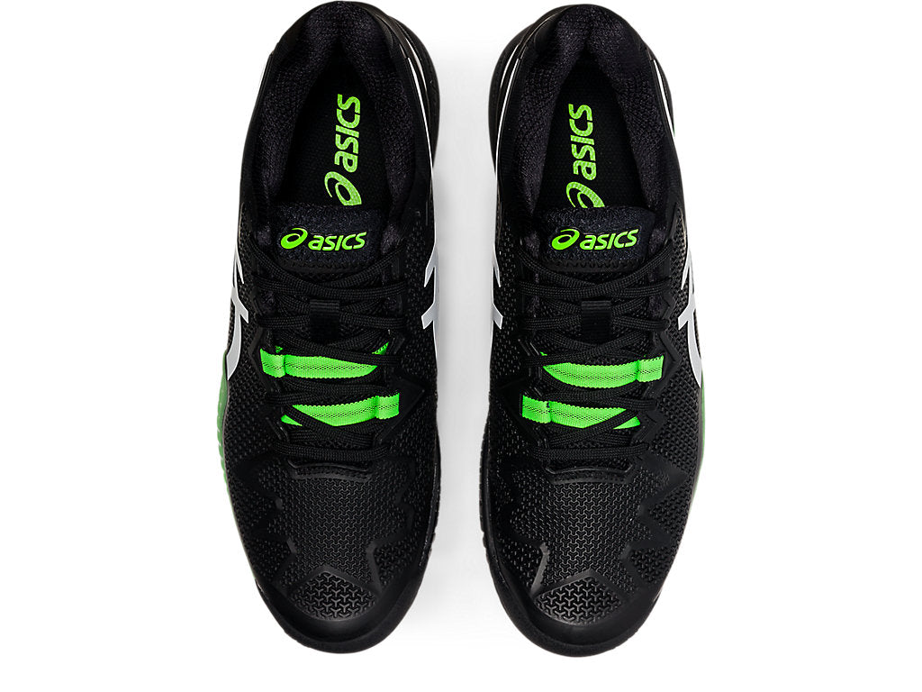 Asics Gel Resolution 8 - Black/Green Gecko
