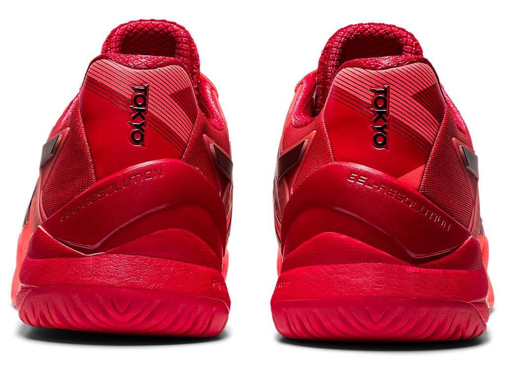 Asics Gel Resolution 8 - Sunrise Red Tokyo Edition