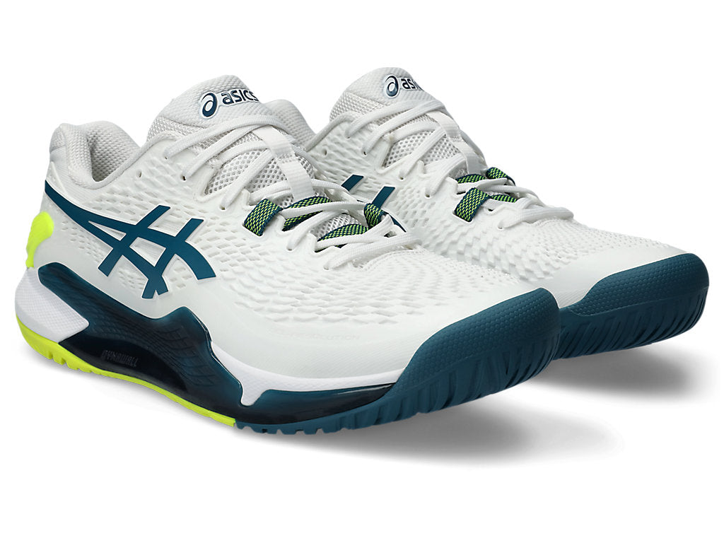 Asics Gel Resolution 9 - White/Restful Teal