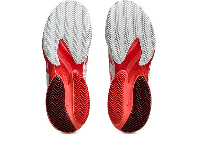 Asics Court FF 3 Novak Clay - White/Electric Red