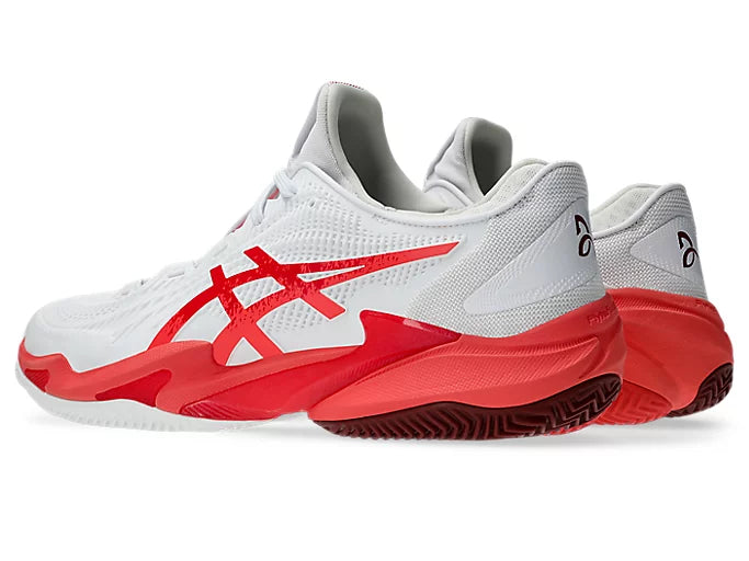 Asics Court FF 3 Novak Clay - White/Electric Red