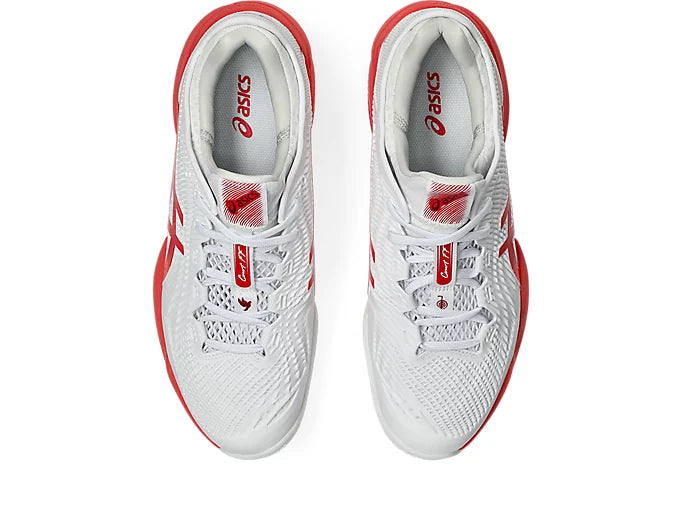 Asics Court FF 3 Novak Clay - White/Electric Red