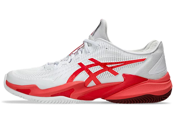 Asics Court FF 3 Novak Clay - White/Electric Red