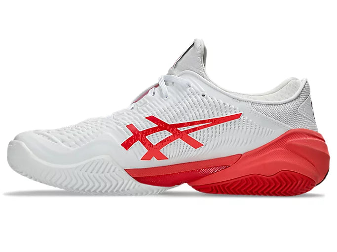 Asics Court FF 3 Novak Clay - White/Electric Red