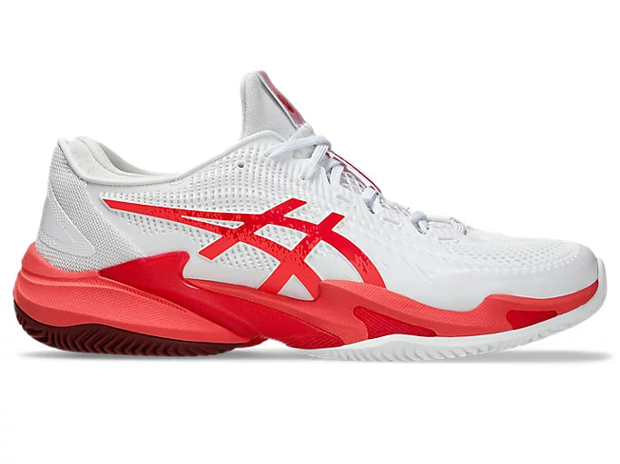 Asics Court FF 3 Novak Clay - White/Electric Red