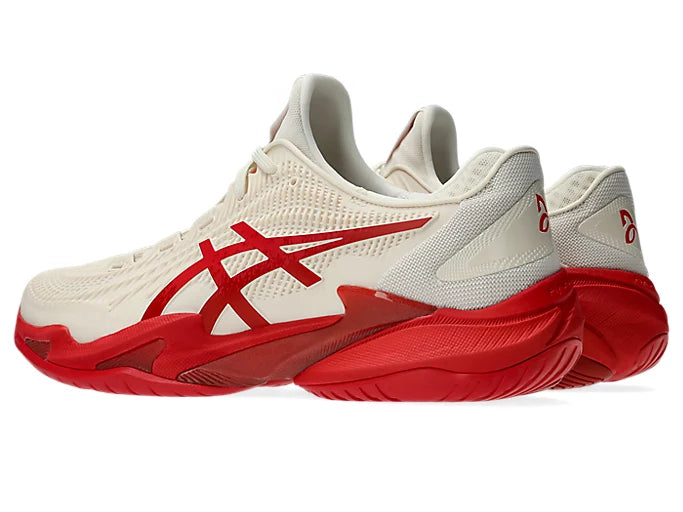 Asics Court FF 3 Novak Cream/Classic Red