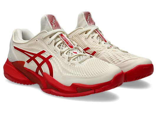 Asics Court FF 3 Novak Cream/Classic Red