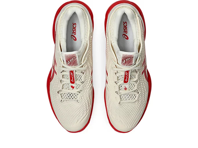 Asics Court FF 3 Novak Cream/Classic Red