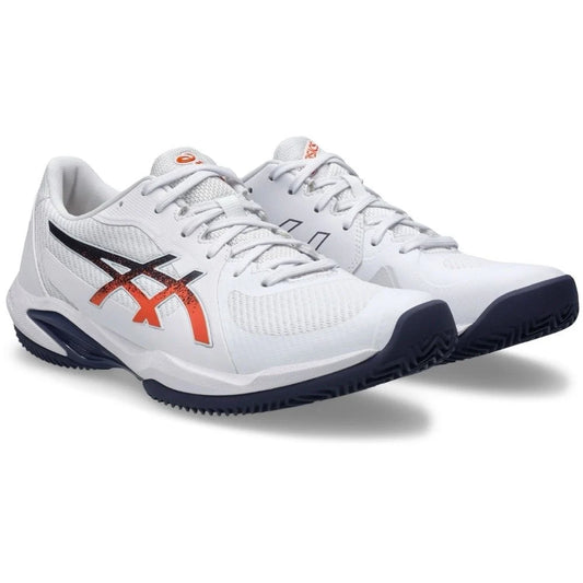 Asics Gel-Solution Swift FF 2 CLAY - White/Nova Orange