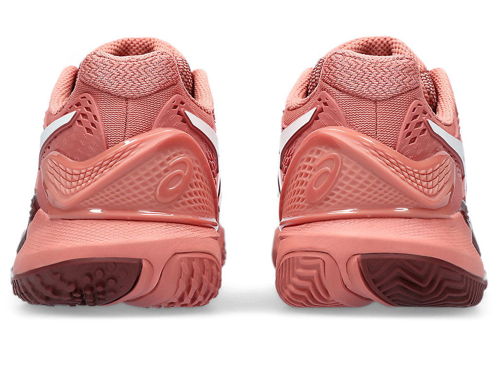 Asics Women's Gel Resolution 9 CLAY - Light Garnet/White