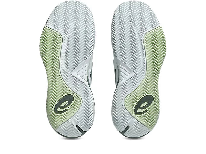 Asics Womens Gel Resolution X Clay  - White/Monument Blue 2025