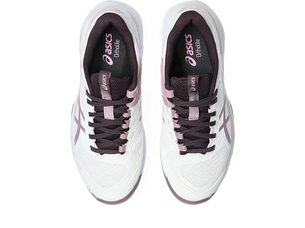 Asics Womens Solution Speed FF 4 Clay - White/Dusty Mauve