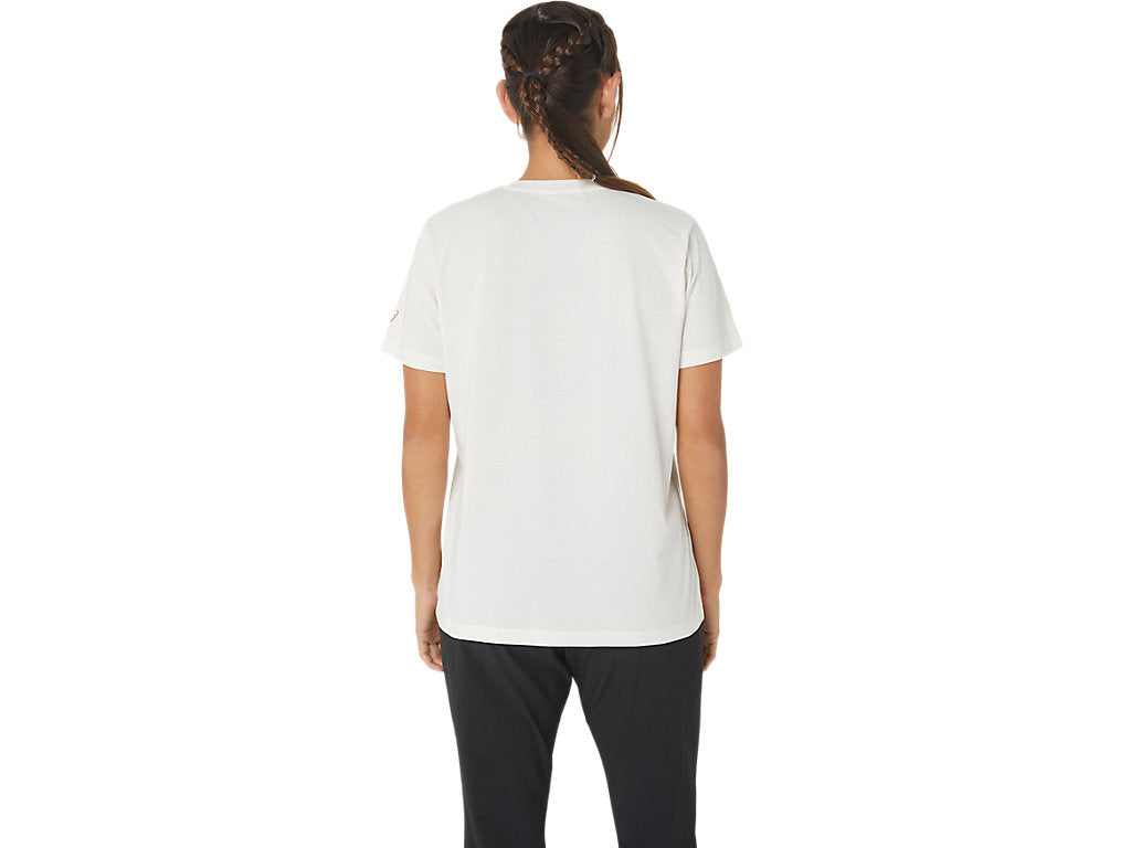 ASICS WOMENS TRAINING CORE TEE - Cream