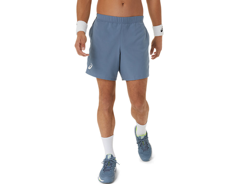 ASICS MATCH 7 INCH SHORT - Steel Blue
