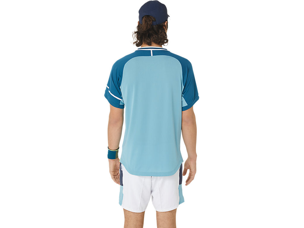ASICS MATCH SHORT SLEEVED TOP - Aquamarine