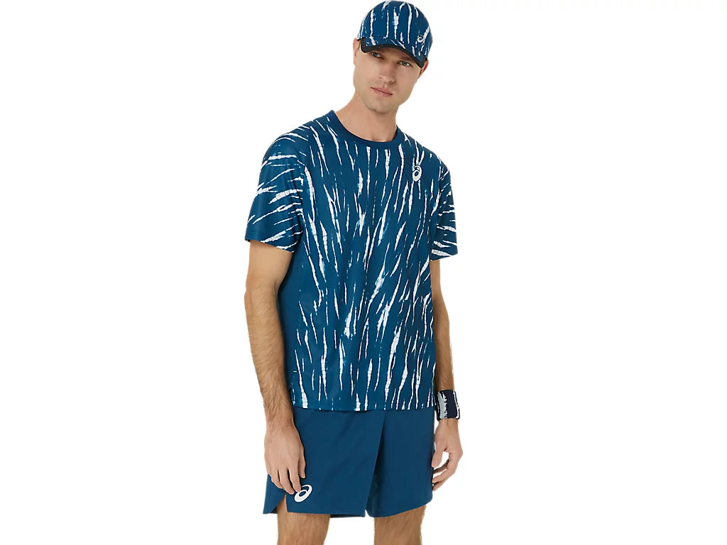 Asics Men's Game Short Sleeve Top (Mako Blue)