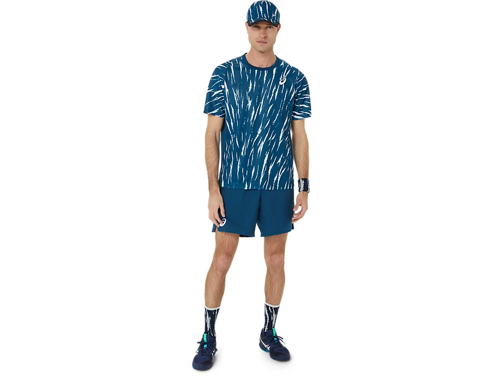 Asics Men's Game Short Sleeve Top (Mako Blue)