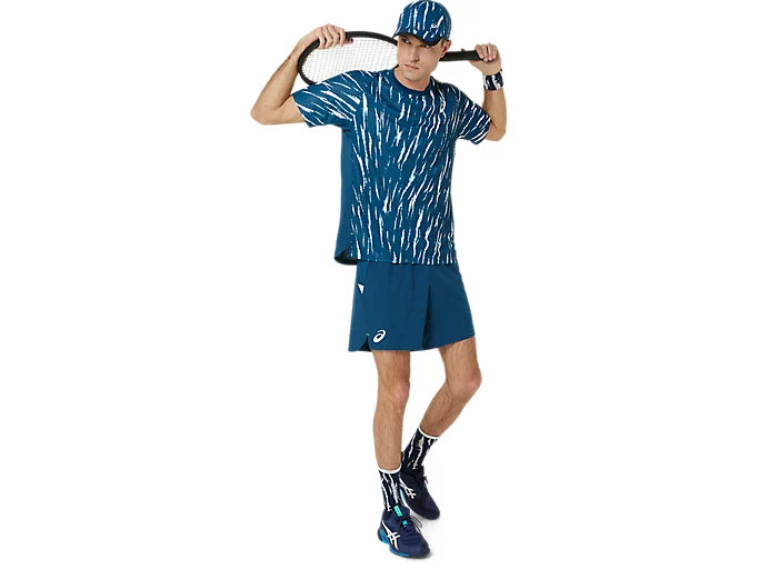 Asics Men's Game Short Sleeve Top (Mako Blue)