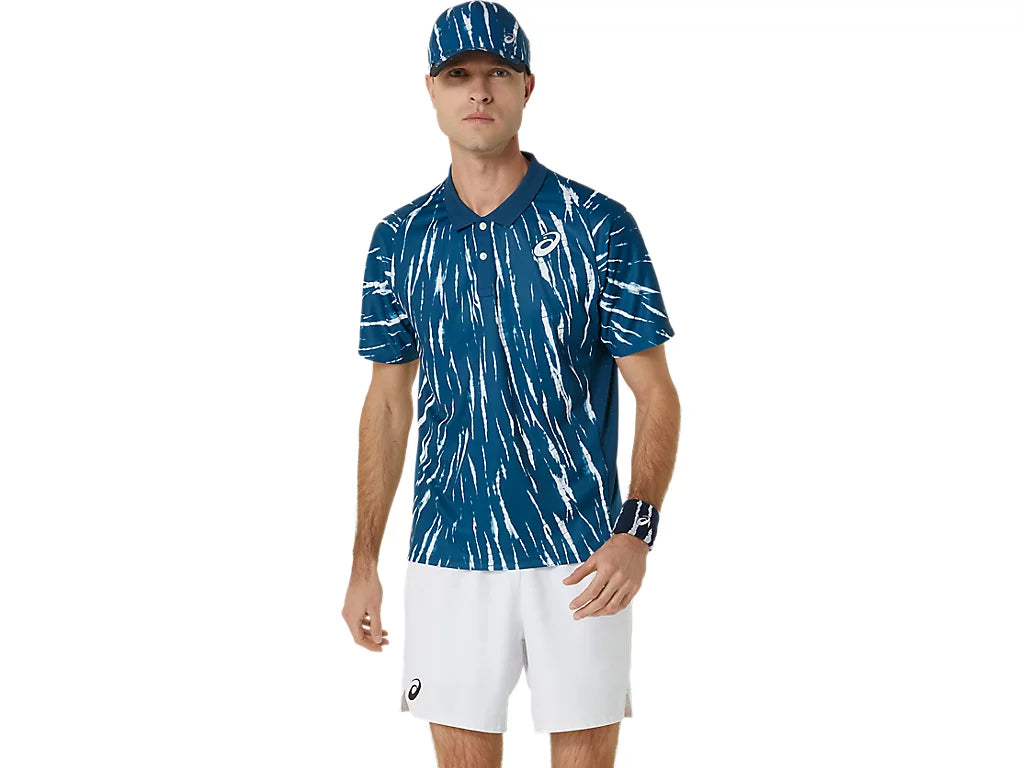 Asics Men's Game Polo Shirt (Mako Blue)