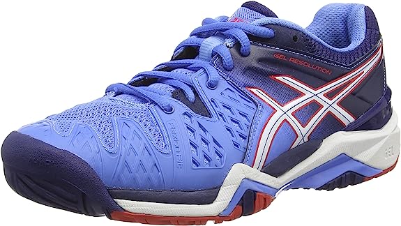 Asics Women's Gel Resolution 6 - Powder Blue/White/Hibiscus