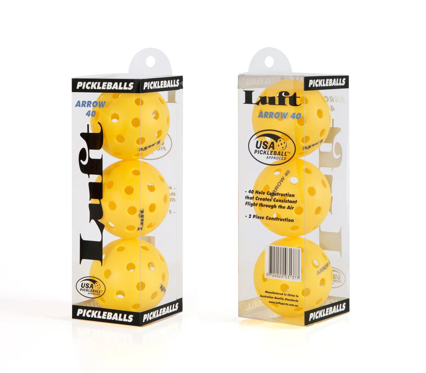 Luft Arrow 40 (Yellow) - 3 Balls Box