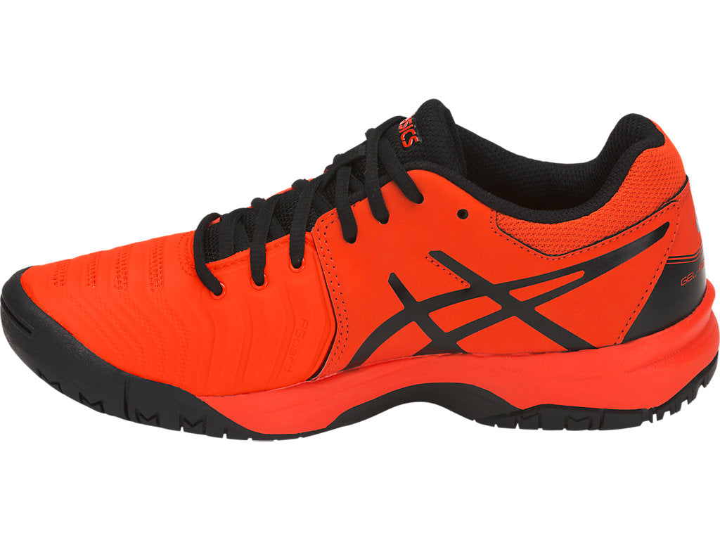 Asics Gel Resolution 7 GS Kids Tennis Shoes - Cherry Tomato/Black