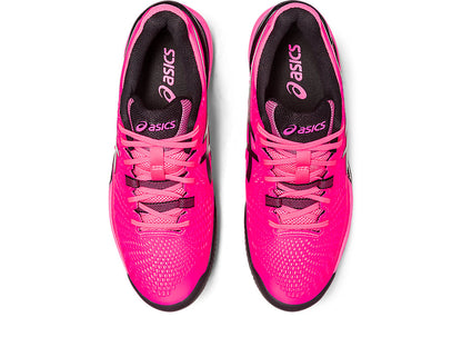 Asics Gel Resolution 9 - Clay Hot Pink/Black Men's Shoes