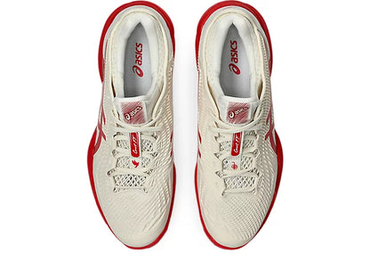 Asics Court FF 3 Novak Cream/Classic Red