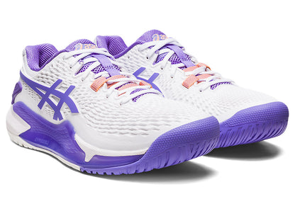 Asics Women's Gel Resolution 9 - White/Amethyst 2023