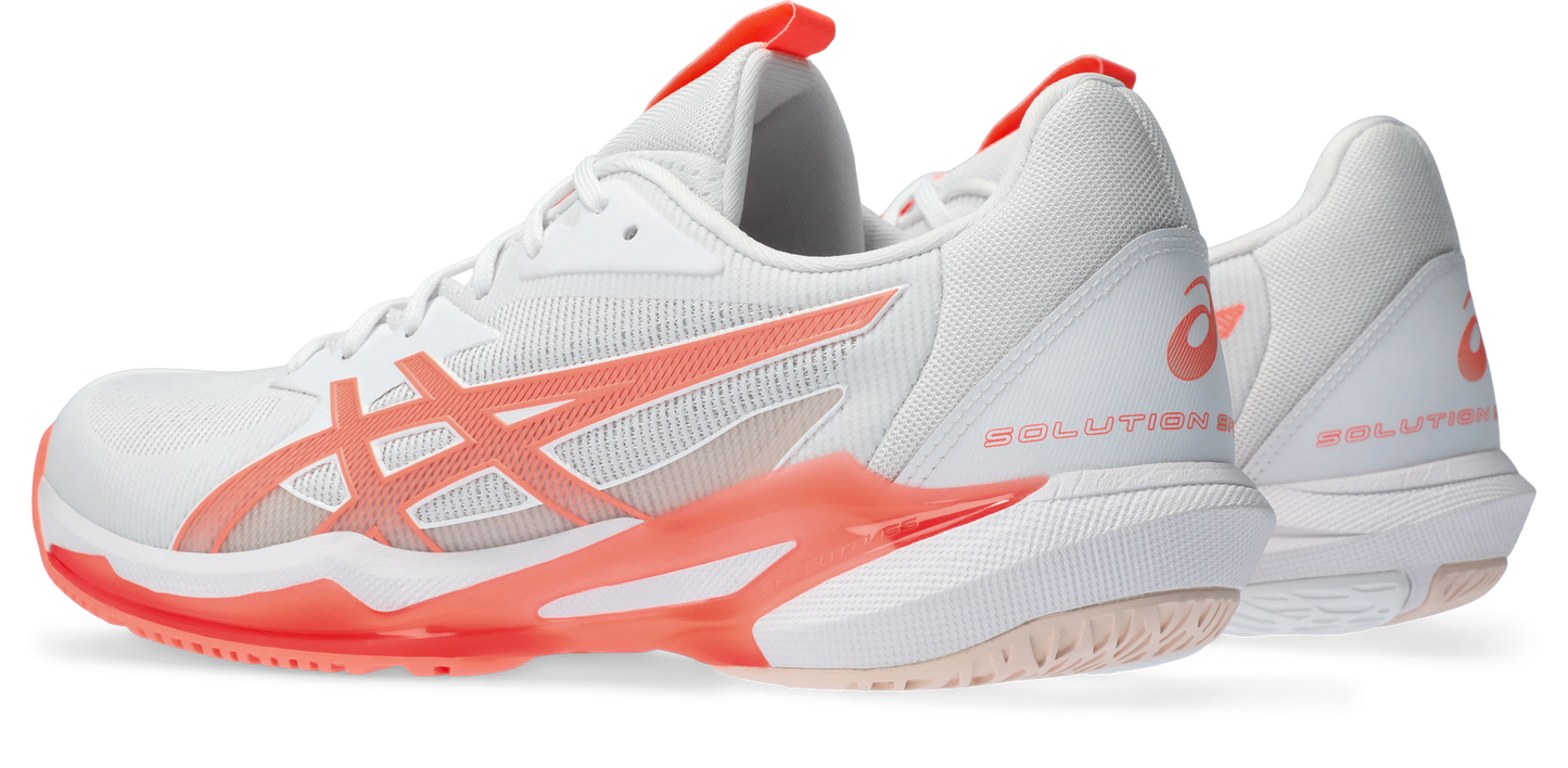 Asics Women's Solution Speed FF 3 CLAY - White/Sun Coral