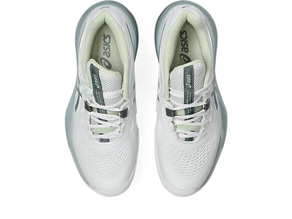 Asics Womens Gel Resolution X Clay  - White/Monument Blue 2025