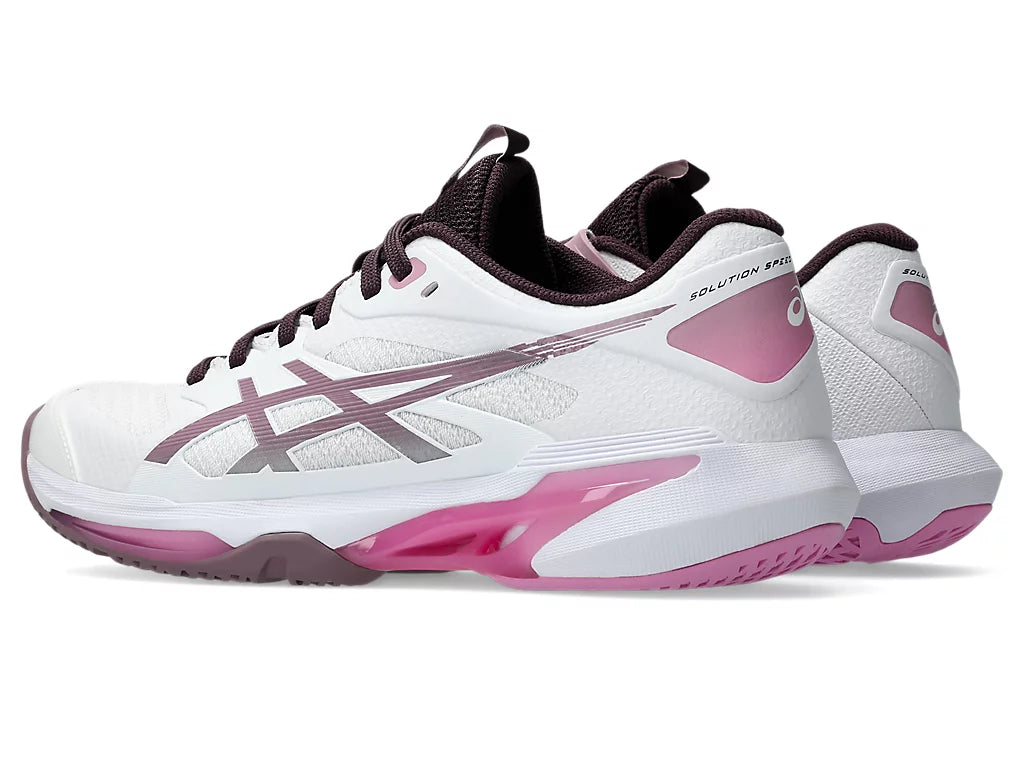 Asics Womens Solution Speed FF 4 Clay - White/Dusty Mauve