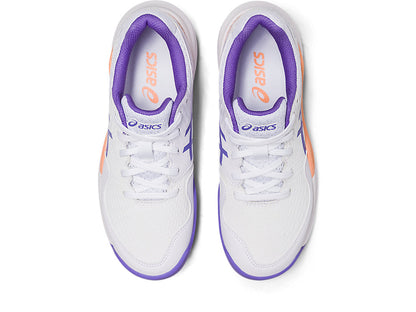 Asics Gel Resolution 9 GS Kids Tennis Shoes - White/Amethyst 2023