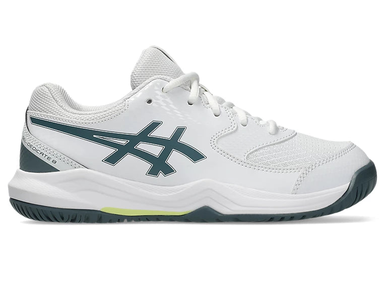 Asics Kids Gel-Dedicate 8 GS - White/Ironclad