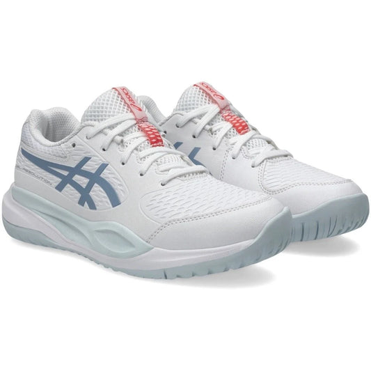 Asics Kids Gel-Resolution X GS - White/Grey Blue