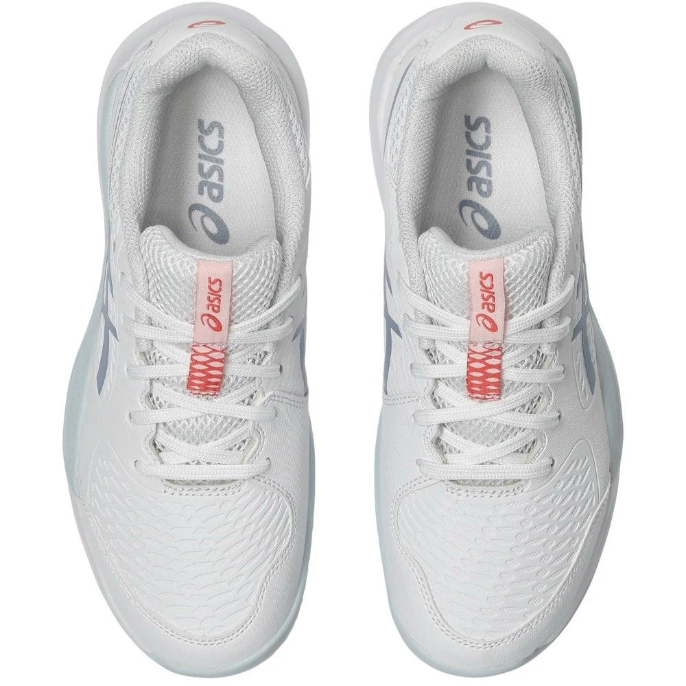 Asics Kids Gel-Resolution X GS - White/Grey Blue