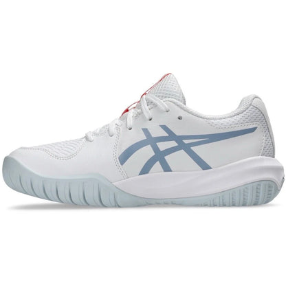 Asics Kids Gel-Resolution X GS - White/Grey Blue
