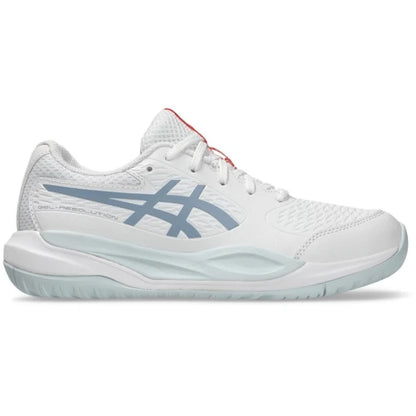 Asics Kids Gel-Resolution X GS - White/Grey Blue