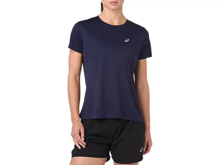 Asics Women's Silver SS Top - Peacoat