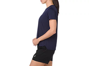 Asics Women's Silver SS Top - Peacoat