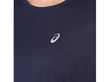 Asics Women's Silver SS Top - Peacoat