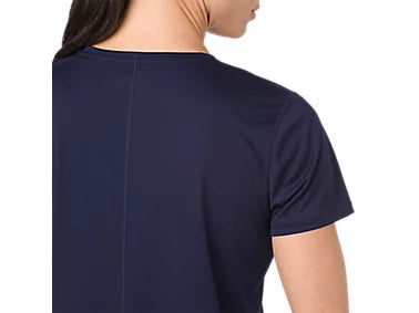 Asics Women's Silver SS Top - Peacoat