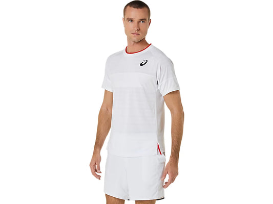 Asics Men Match SS Top Brilliant White