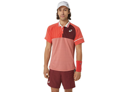 ASICS MATCH POLO-SHIRT - Red Snapper