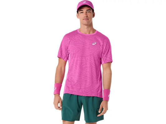 Asics Match Jacquard SS Top - Digital Sakura