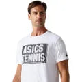 ASICS COURT M GRAPHIC TEE - Brilliant White