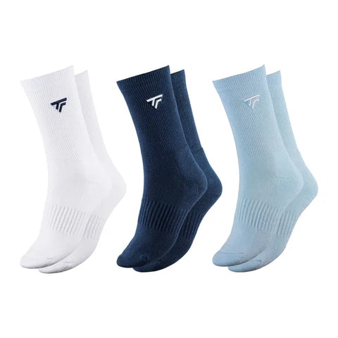 Technifibre 3 Pairs Classic Socks (Colour: Mixed, Size: US: 6-9.5)