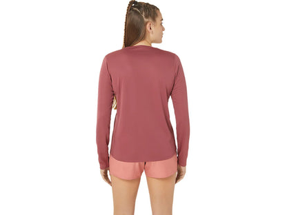 Asics Women's Silver LS Top - Brisket Red