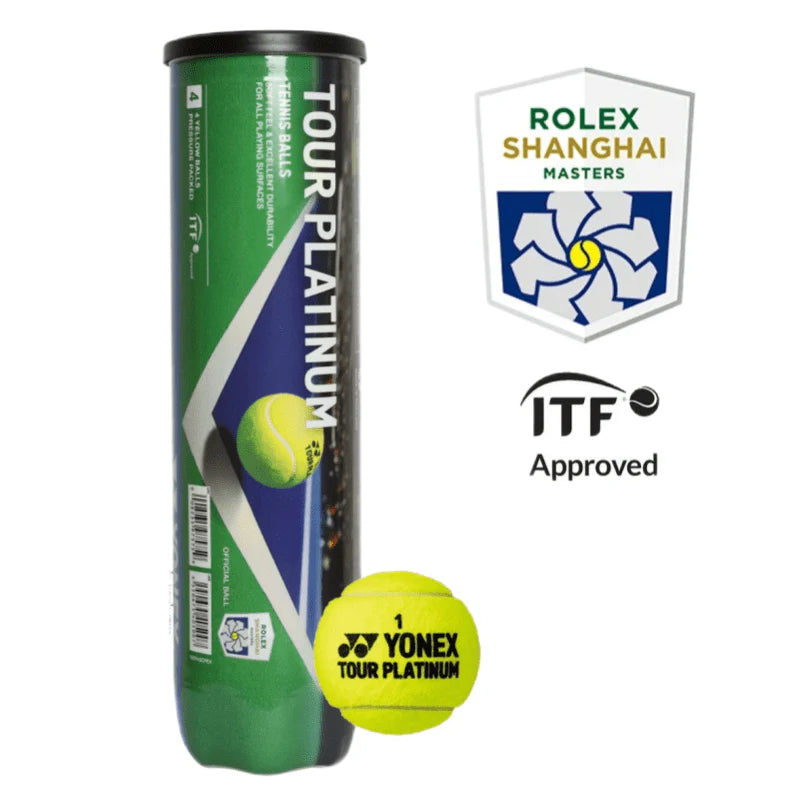 Yonex Tour Platinum Tennis Ball Can - 4 Balls